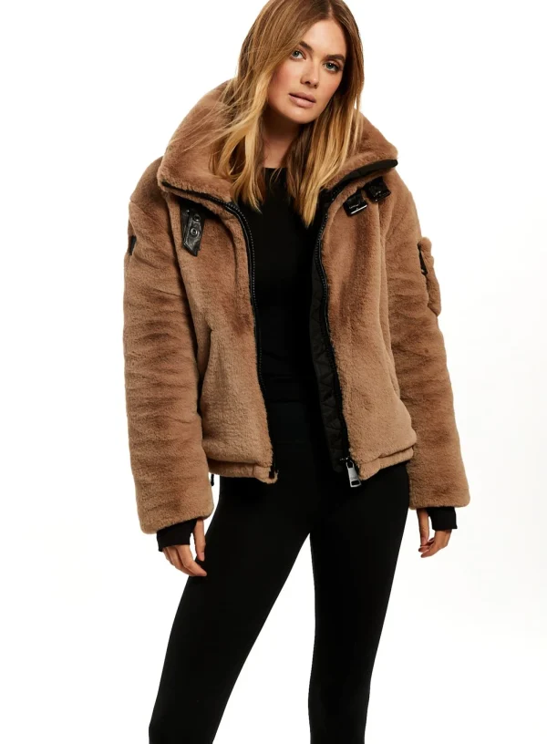 Women SAM. Vegan Leather & Faux Fur-Faux Fur Denver