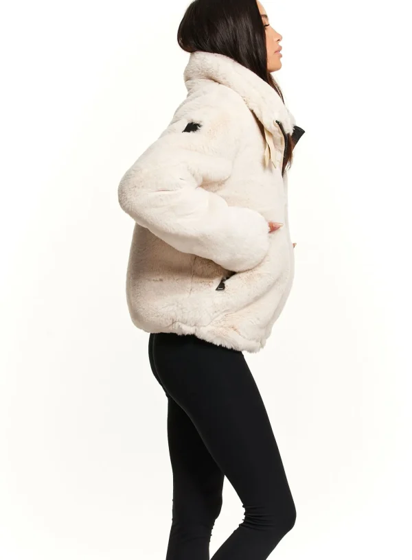 Women SAM. Vegan Leather & Faux Fur-Faux Fur Denver