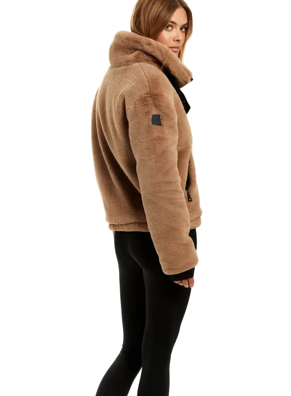 Women SAM. Vegan Leather & Faux Fur-Faux Fur Denver