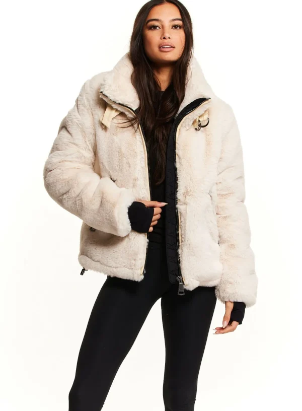 Women SAM. Vegan Leather & Faux Fur-Faux Fur Denver