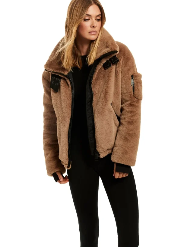 Women SAM. Vegan Leather & Faux Fur-Faux Fur Denver
