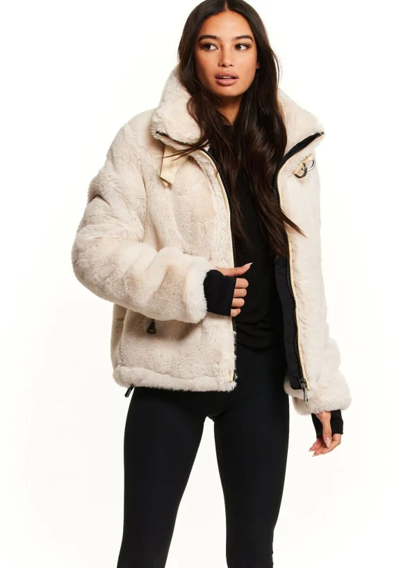 Women SAM. Vegan Leather & Faux Fur-Faux Fur Denver