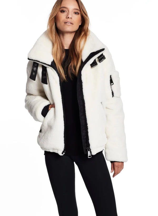 Women SAM. Vegan Leather & Faux Fur-Faux Fur Denver