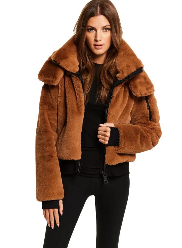 Women SAM. Vegan Leather & Faux Fur-Faux Fur Nala