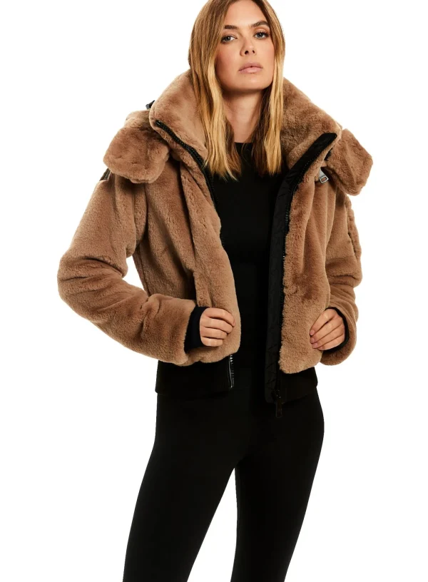 Women SAM. Vegan Leather & Faux Fur-Faux Fur Nala