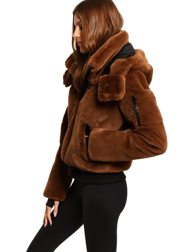 Women SAM. Vegan Leather & Faux Fur-Faux Fur Nala