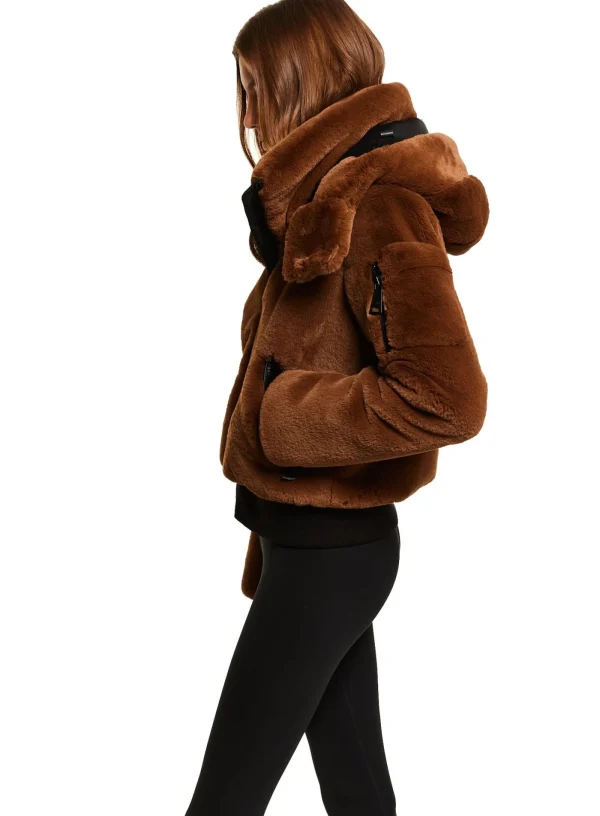 Women SAM. Vegan Leather & Faux Fur-Faux Fur Nala
