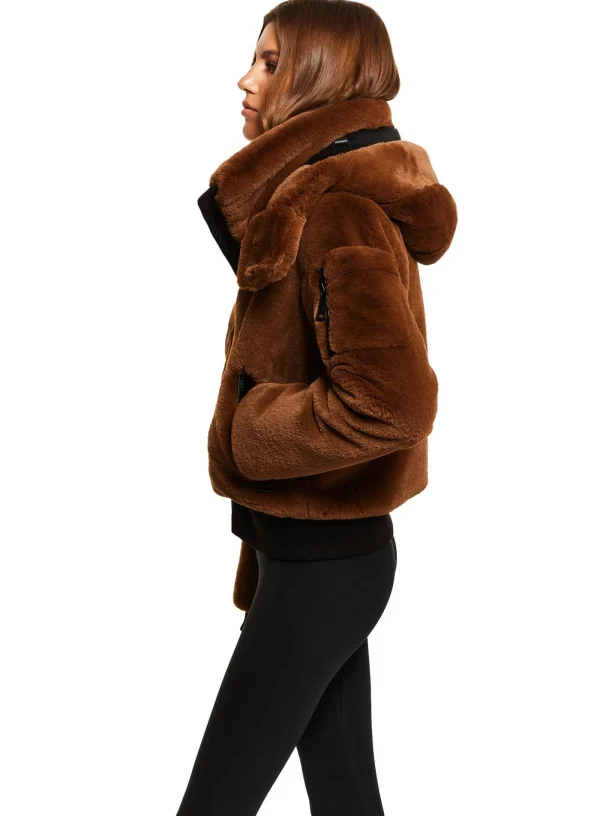 Women SAM. Vegan Leather & Faux Fur-Faux Fur Nala