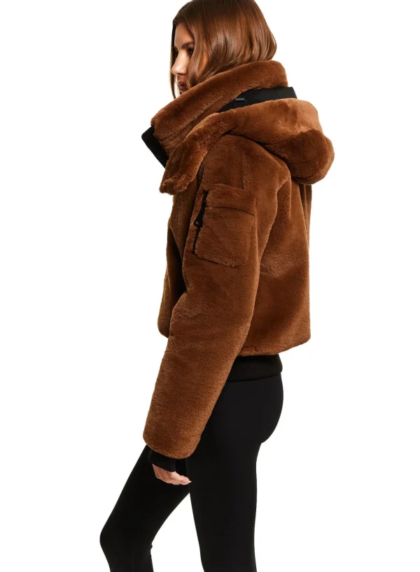 Women SAM. Vegan Leather & Faux Fur-Faux Fur Nala
