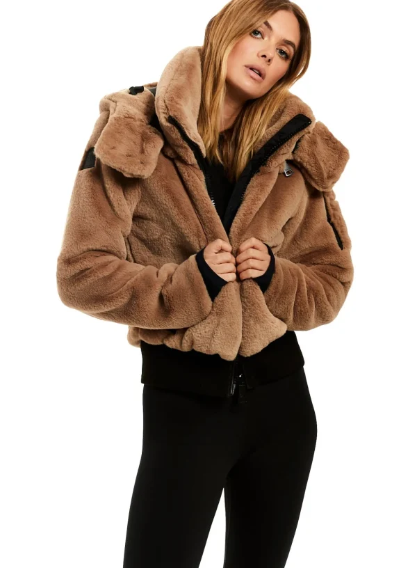 Women SAM. Vegan Leather & Faux Fur-Faux Fur Nala