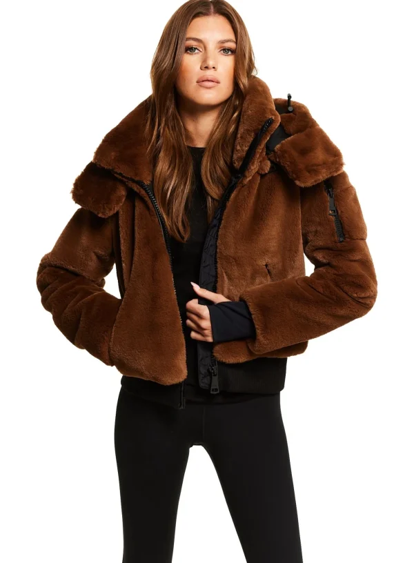 Women SAM. Vegan Leather & Faux Fur-Faux Fur Nala