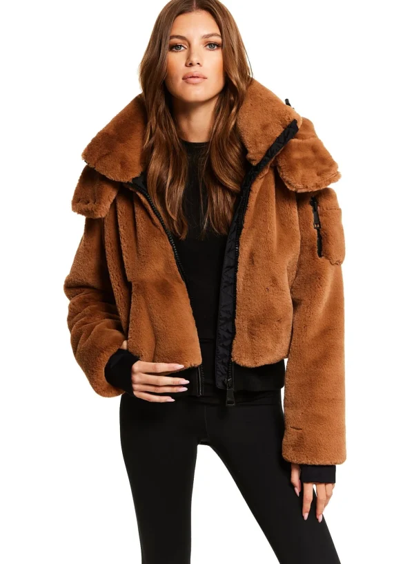 Women SAM. Vegan Leather & Faux Fur-Faux Fur Nala
