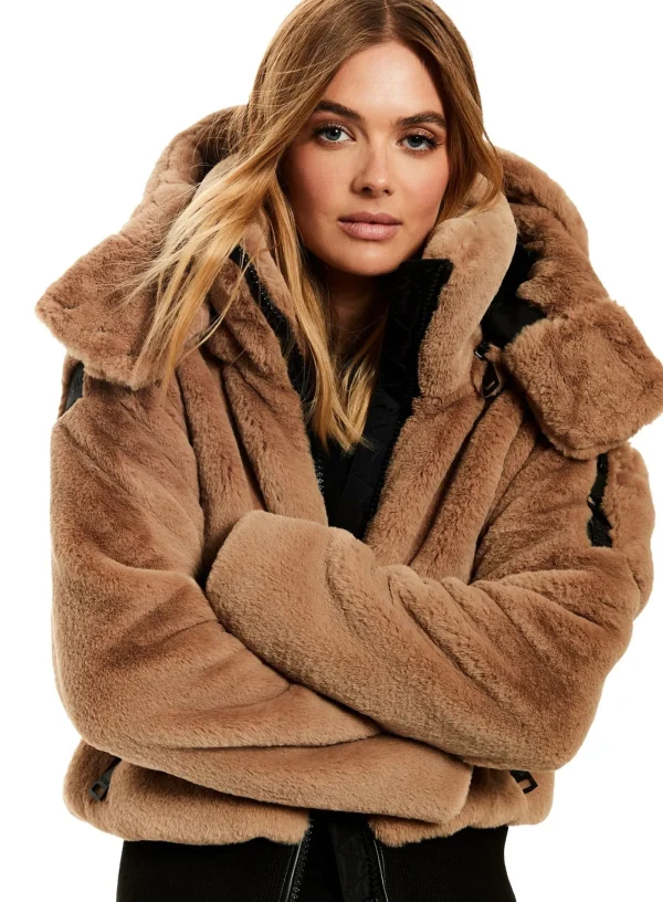 Women SAM. Vegan Leather & Faux Fur-Faux Fur Nala