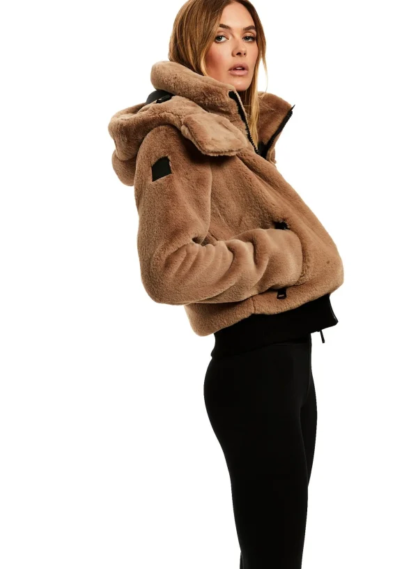 Women SAM. Vegan Leather & Faux Fur-Faux Fur Nala