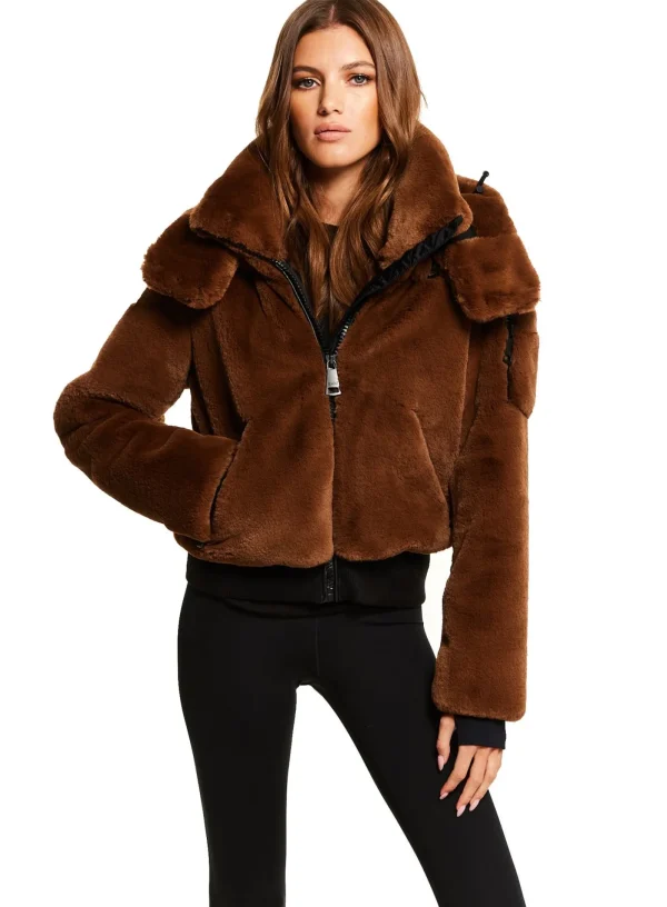 Women SAM. Vegan Leather & Faux Fur-Faux Fur Nala