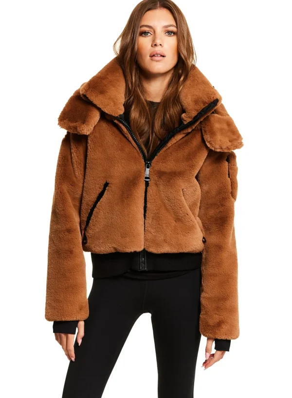 Women SAM. Vegan Leather & Faux Fur-Faux Fur Nala