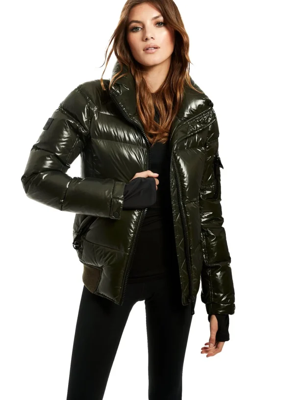 Women SAM. Down Without Trim-Freestyle Bomber