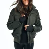 Women SAM. Down Without Trim-Freestyle Bomber