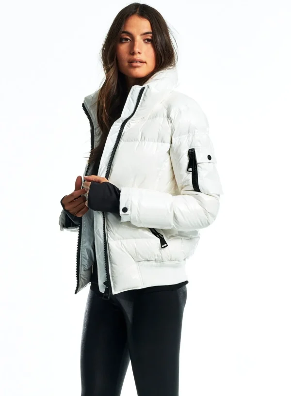 Women SAM. Down Without Trim-Freestyle Bomber