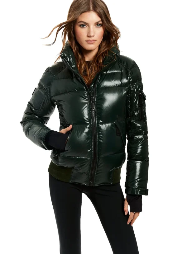 Women SAM. Down Without Trim-Freestyle Bomber