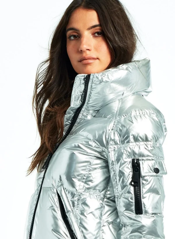 Women SAM. Down Without Trim-Freestyle Bomber