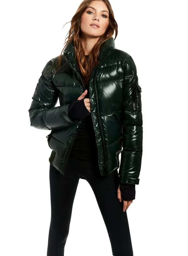 Women SAM. Down Without Trim-Freestyle Bomber
