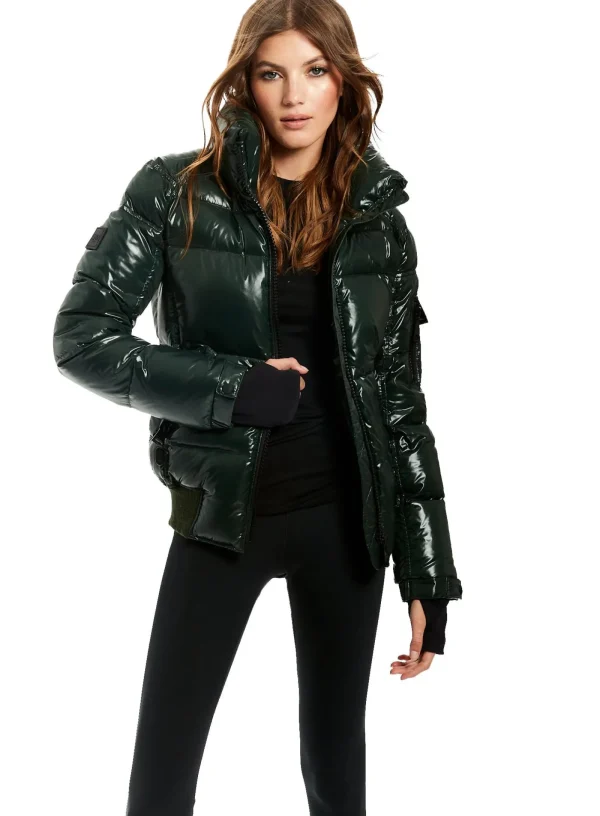 Women SAM. Down Without Trim-Freestyle Bomber