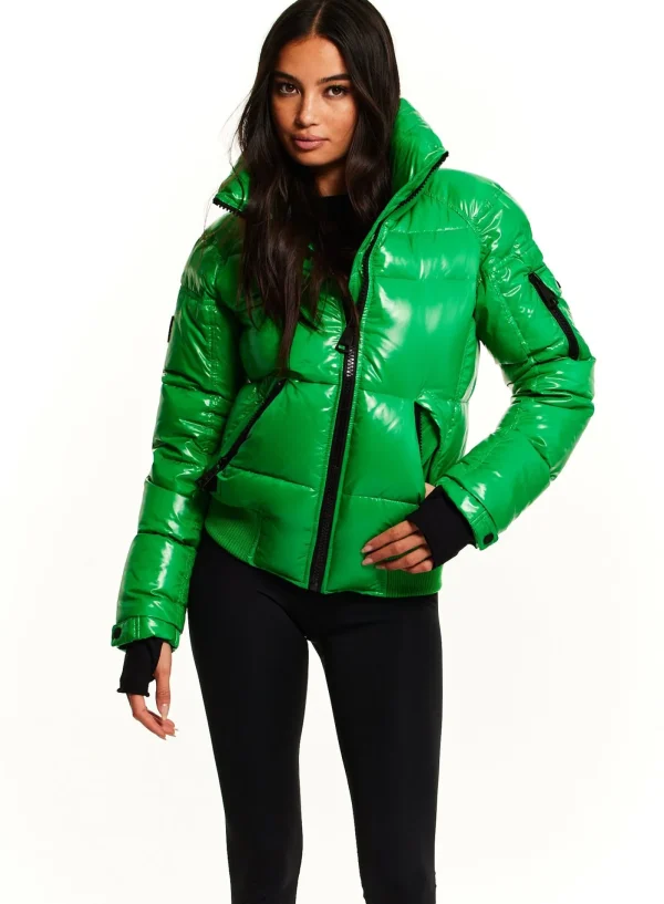 Women SAM. Down Without Trim-Freestyle Bomber