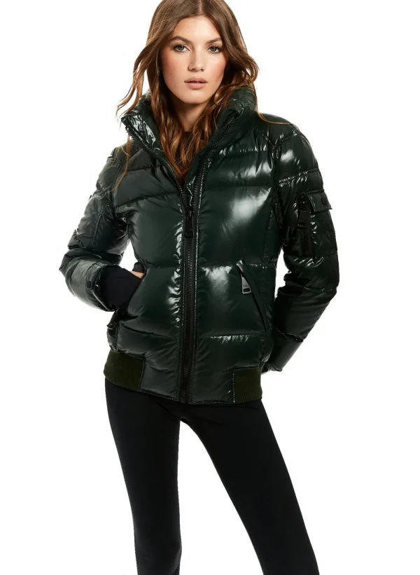Women SAM. Down Without Trim-Freestyle Bomber