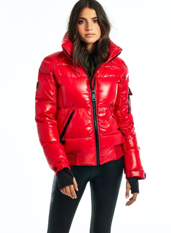 Women SAM. Down Without Trim-Freestyle Bomber