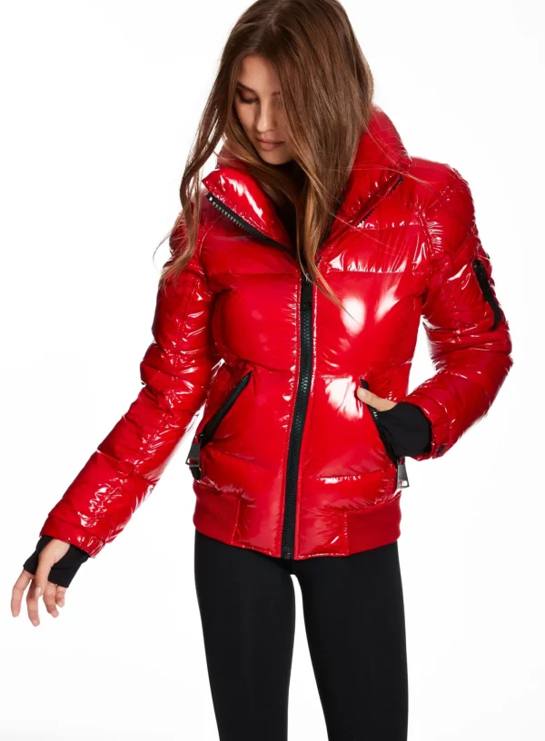 Women SAM. Down Without Trim-Freestyle Bomber
