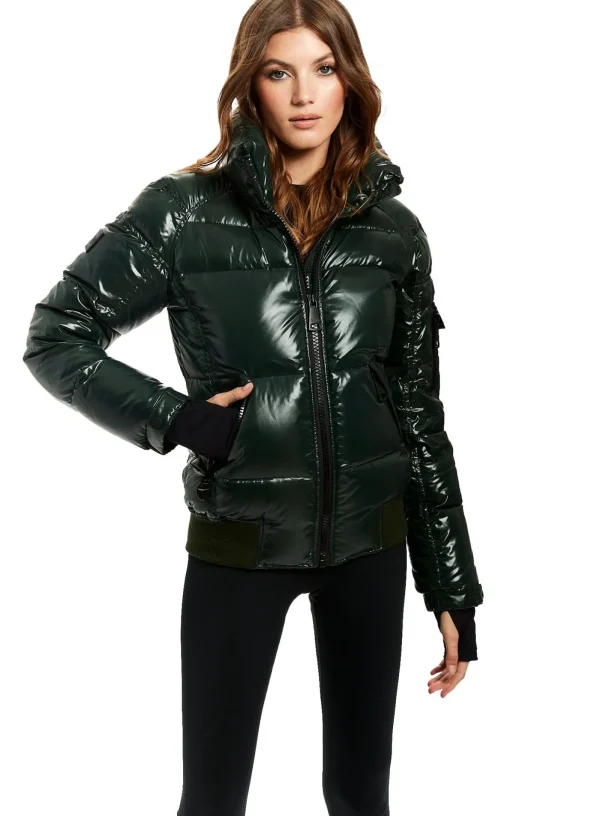 Women SAM. Down Without Trim-Freestyle Bomber