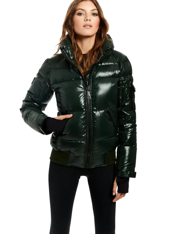 Women SAM. Down Without Trim-Freestyle Bomber