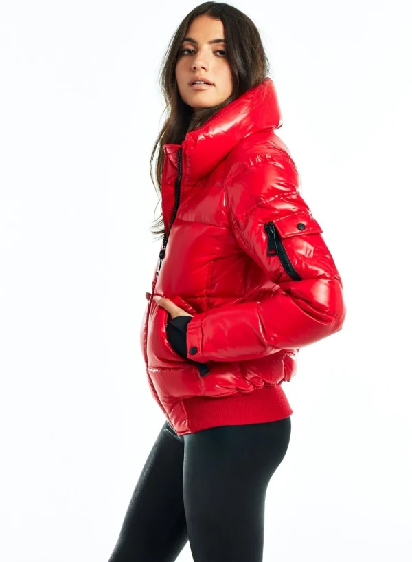 Women SAM. Down Without Trim-Freestyle Bomber