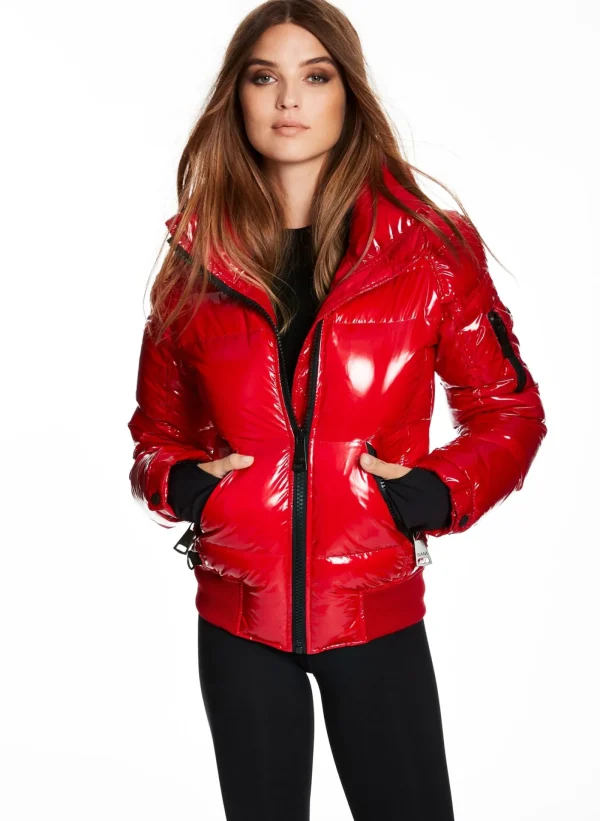 Women SAM. Down Without Trim-Freestyle Bomber