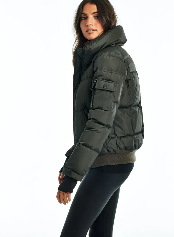 Women SAM. Down Without Trim-Freestyle Bomber