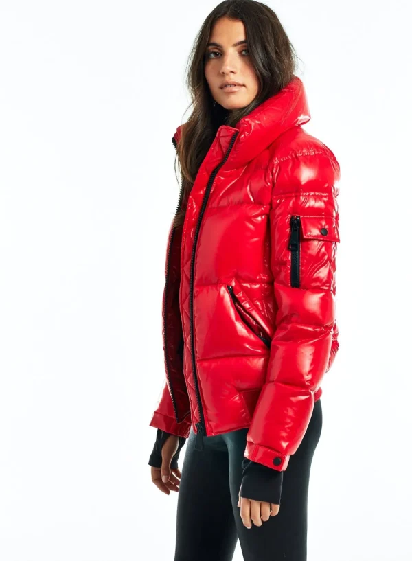 Women SAM. Down Without Trim-Freestyle Bomber