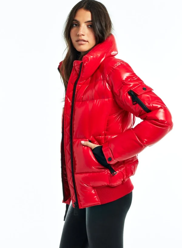 Women SAM. Down Without Trim-Freestyle Bomber