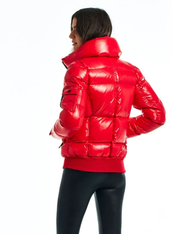 Women SAM. Down Without Trim-Freestyle Bomber