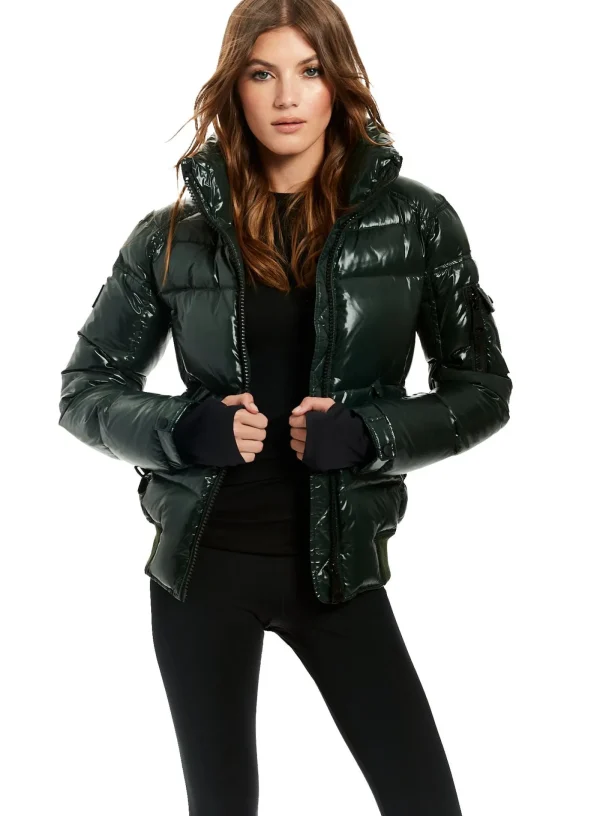 Women SAM. Down Without Trim-Freestyle Bomber