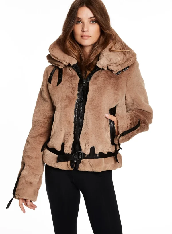 Women SAM. Vegan Leather & Faux Fur-Penelope