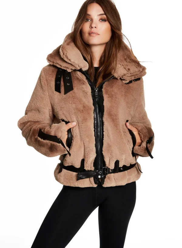 Women SAM. Vegan Leather & Faux Fur-Penelope