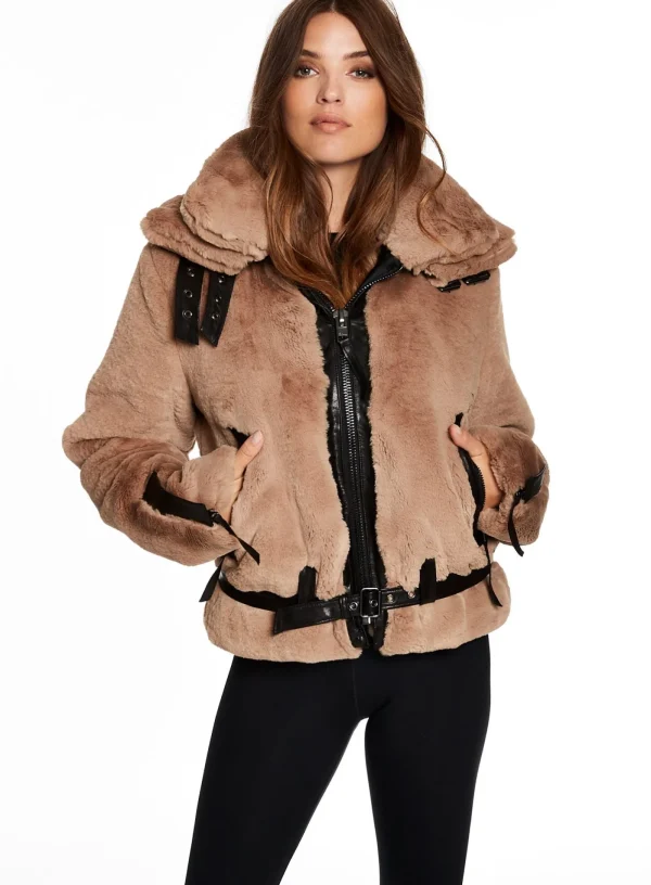 Women SAM. Vegan Leather & Faux Fur-Penelope