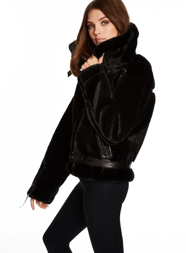 Women SAM. Vegan Leather & Faux Fur-Penelope