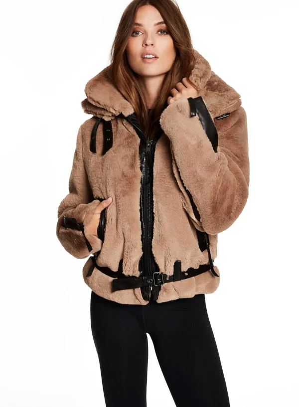 Women SAM. Vegan Leather & Faux Fur-Penelope