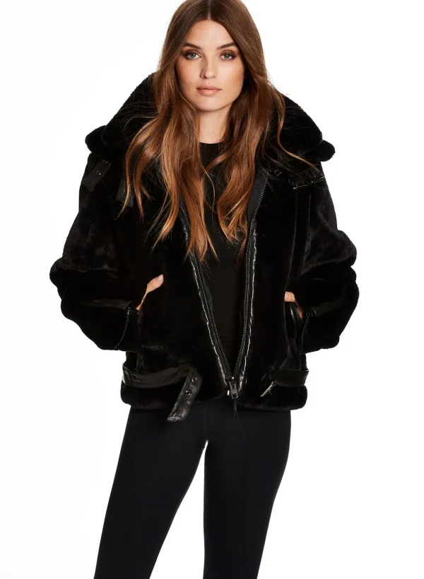 Women SAM. Vegan Leather & Faux Fur-Penelope