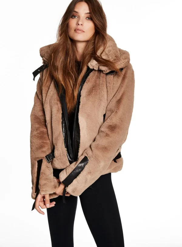 Women SAM. Vegan Leather & Faux Fur-Penelope