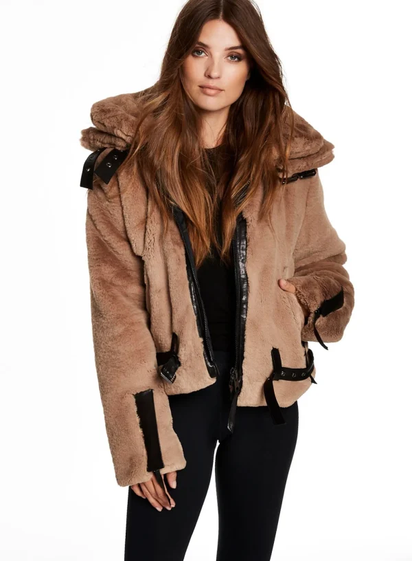 Women SAM. Vegan Leather & Faux Fur-Penelope