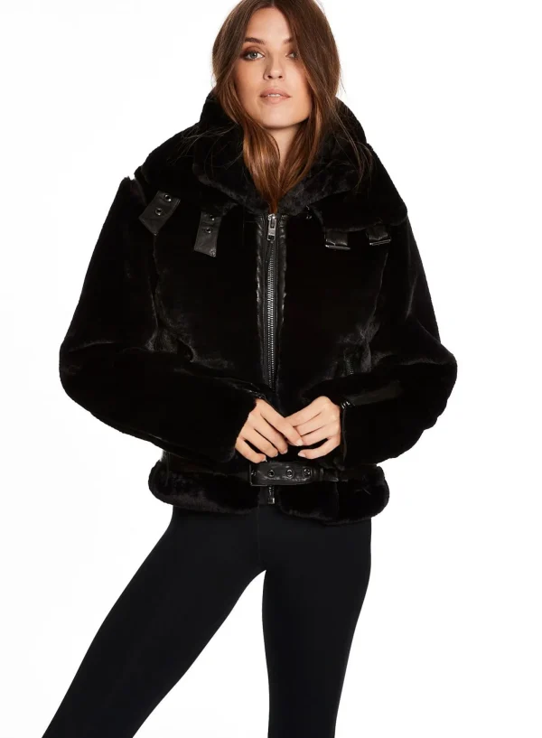Women SAM. Vegan Leather & Faux Fur-Penelope
