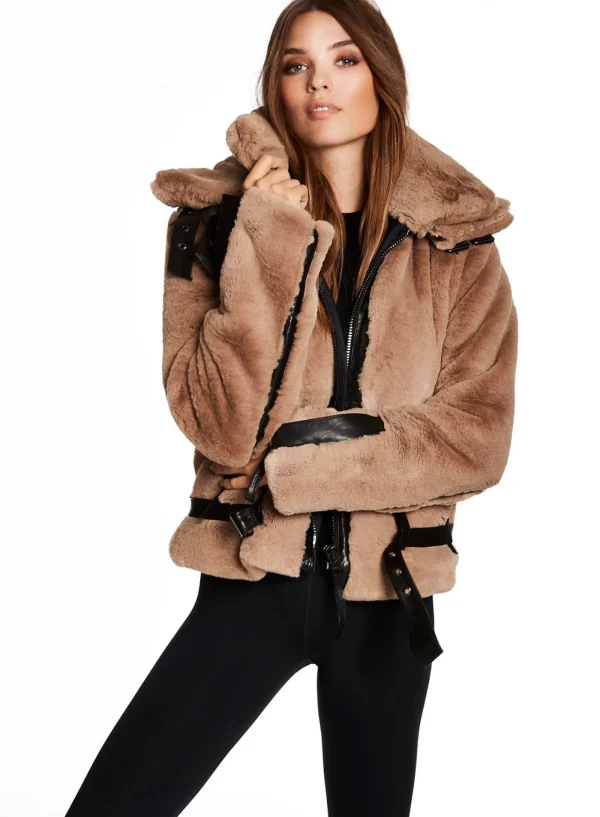 Women SAM. Vegan Leather & Faux Fur-Penelope